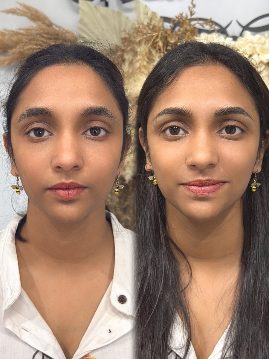 Combination brows results Melbourne - hybrid eyebrow tattoo technique