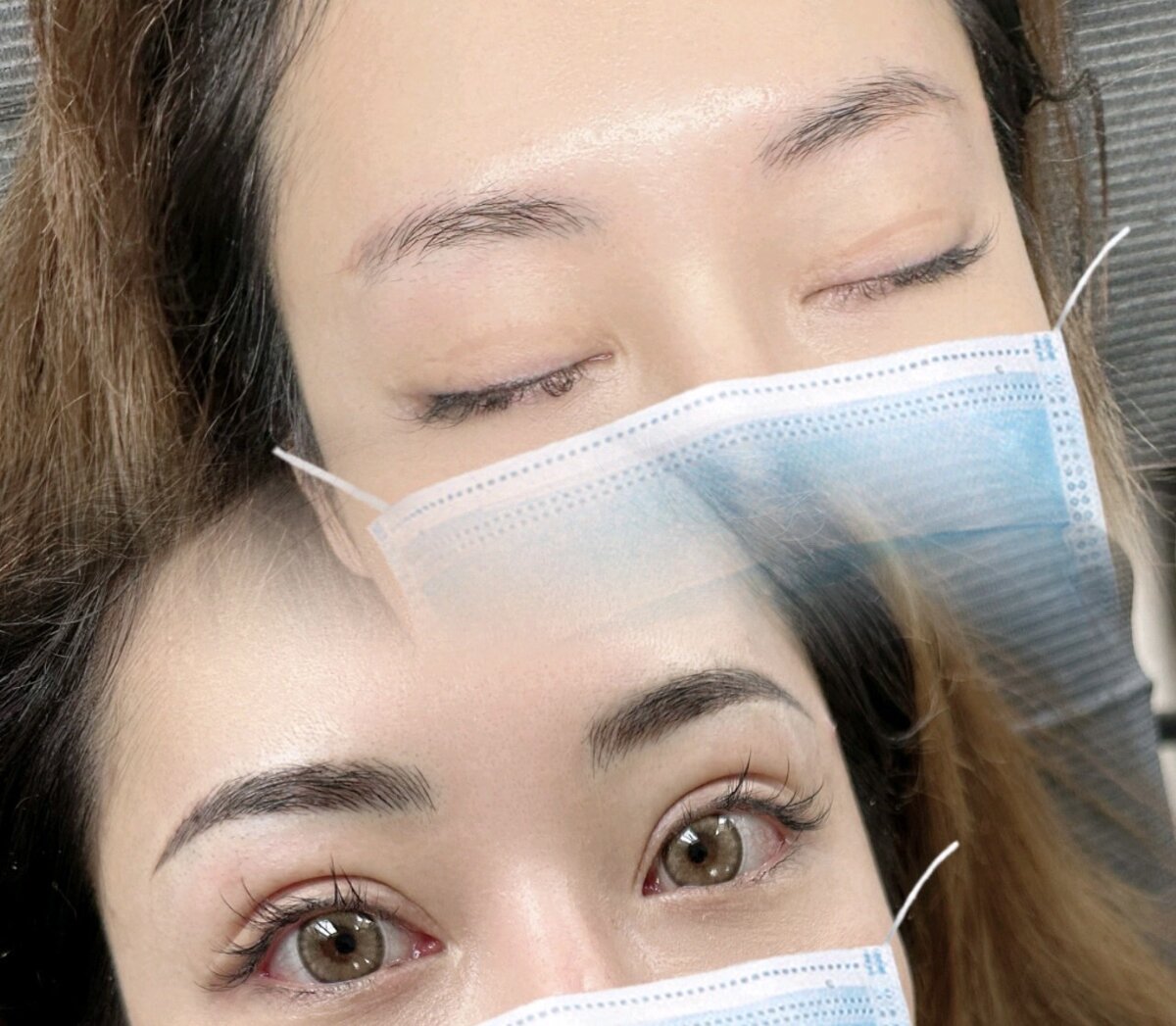 Microblading before and after results Melbourne - natural eyebrow tattoo