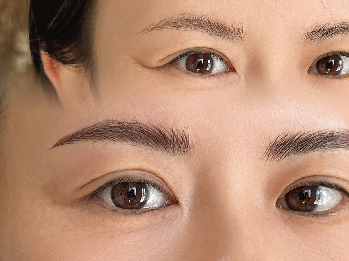 Digital nano brow artistry Melbourne - precision eyebrow tattoo