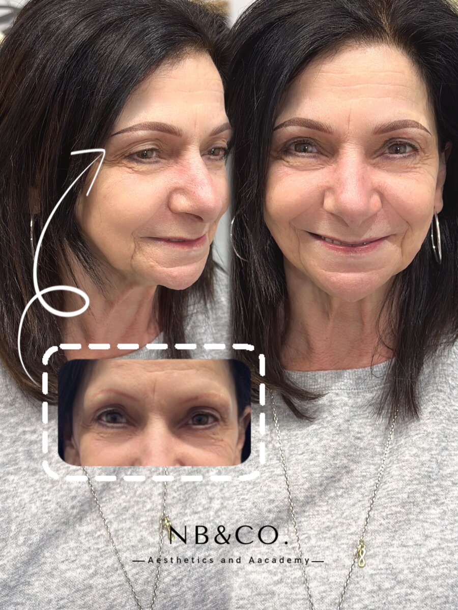 Ombre powder brows Melbourne - makeup-perfect eyebrow tattoo results