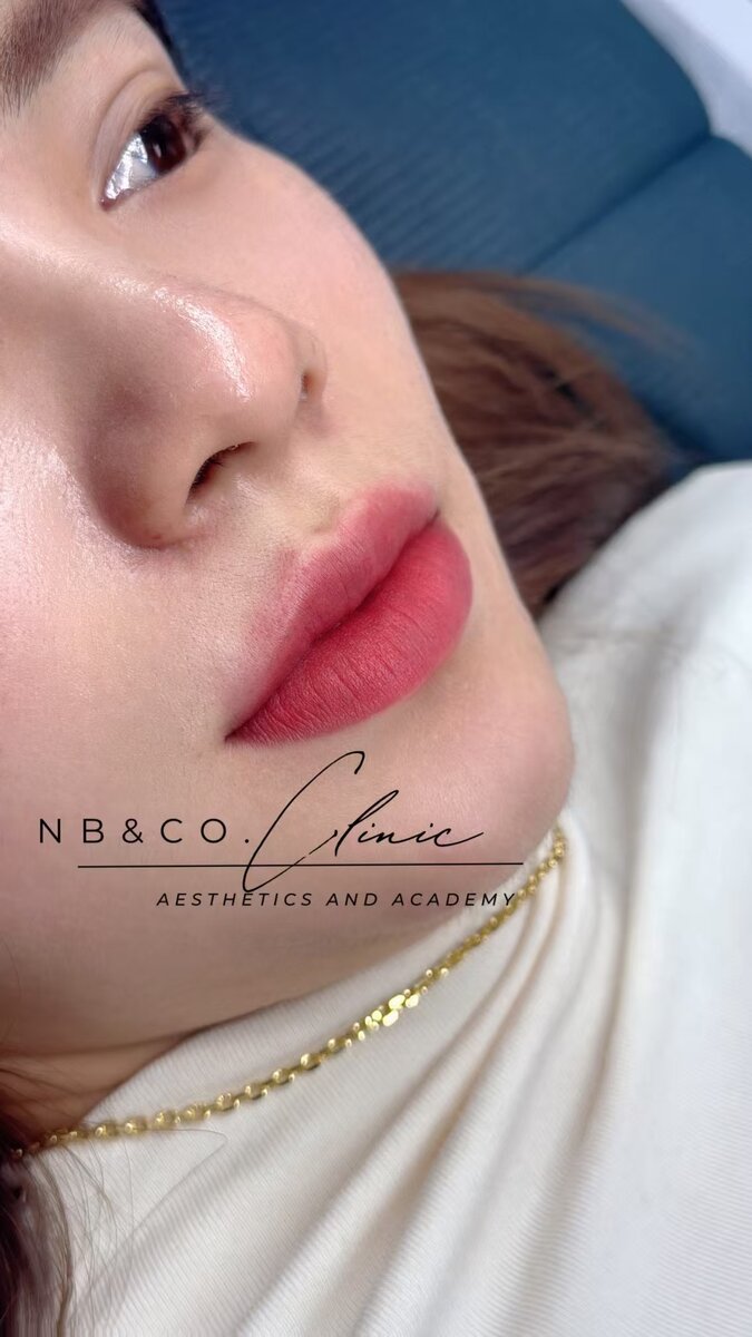 Lip tattooing Melbourne CBD - custom color matching