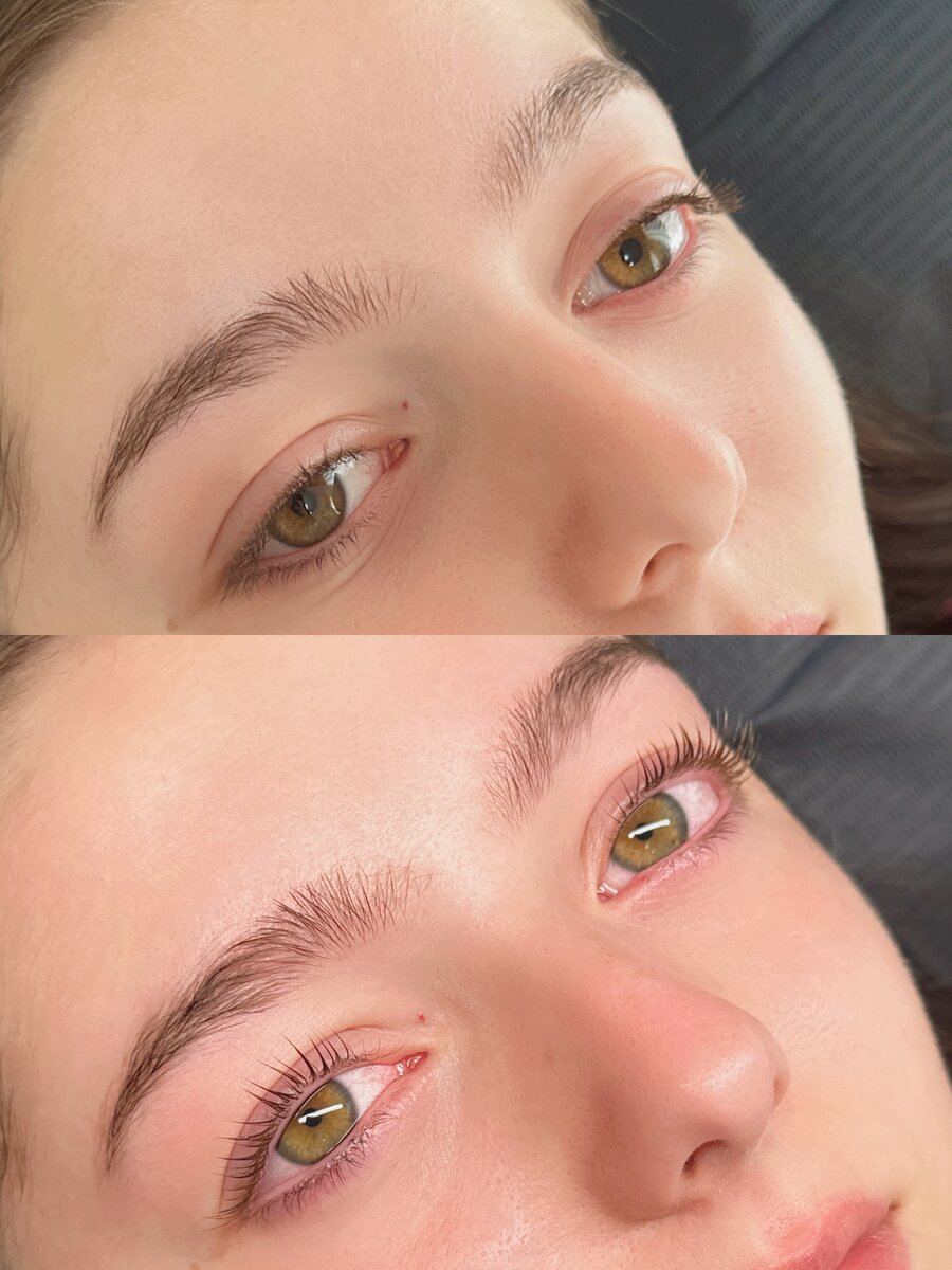 Natural lash lift results Melbourne - 6-8 week lasting